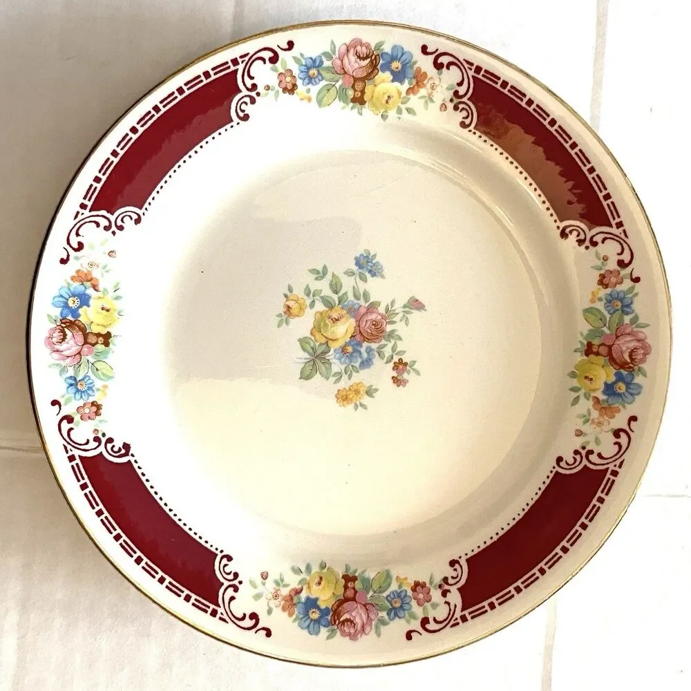 Vintage Homer Laughlin Majestic Brittany Lady Alice 6.25